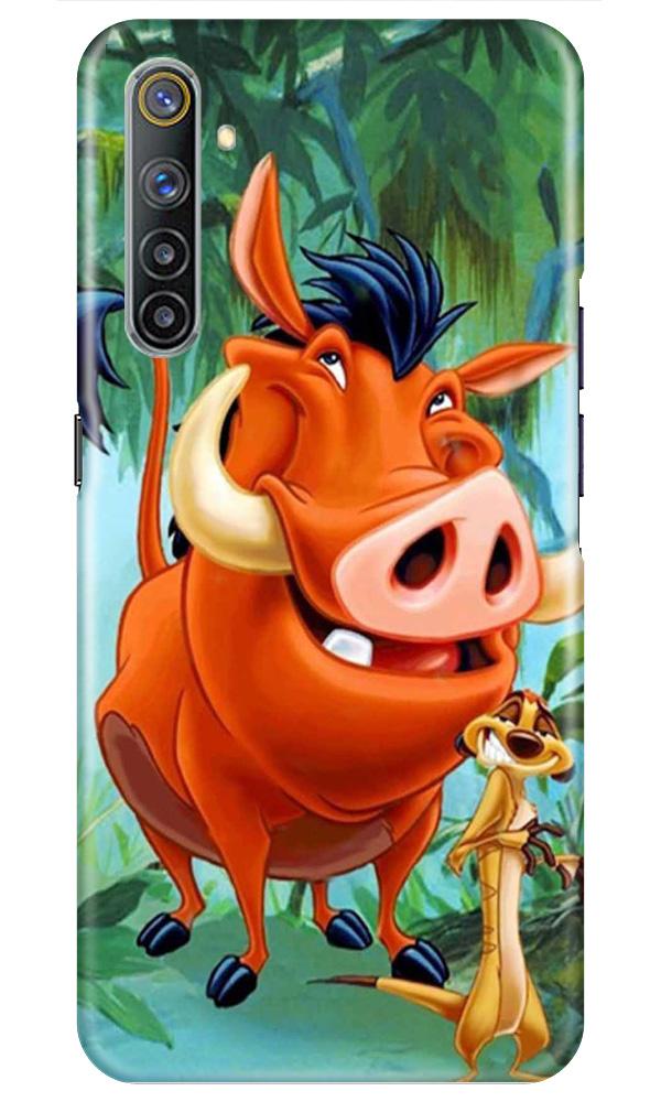 Timon and Pumbaa Mobile Back Case for Realme 6i (Design - 305)