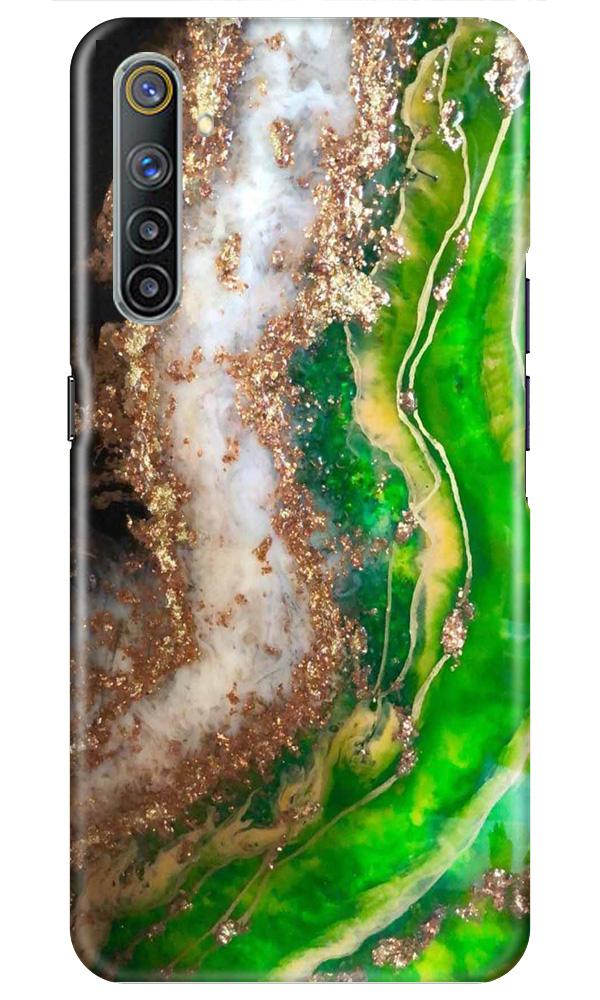 Marble Texture Mobile Back Case for Realme 6i (Design - 307)