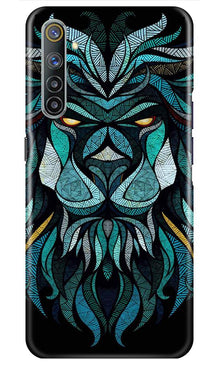 Lion Mobile Back Case for Realme 6i (Design - 314)