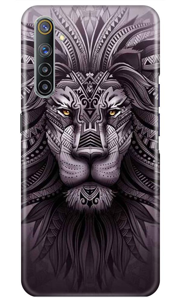 Lion Mobile Back Case for Realme 6i (Design - 315)