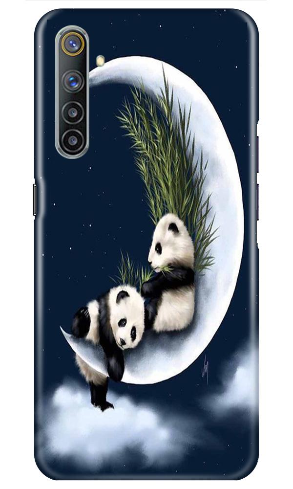 Panda Moon Mobile Back Case for Realme 6i (Design - 318)