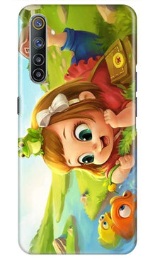 Baby Girl Mobile Back Case for Realme 6i (Design - 339)