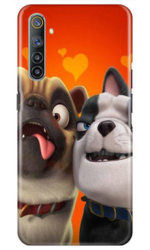 Dog Puppy Mobile Back Case for Realme 6i (Design - 350)