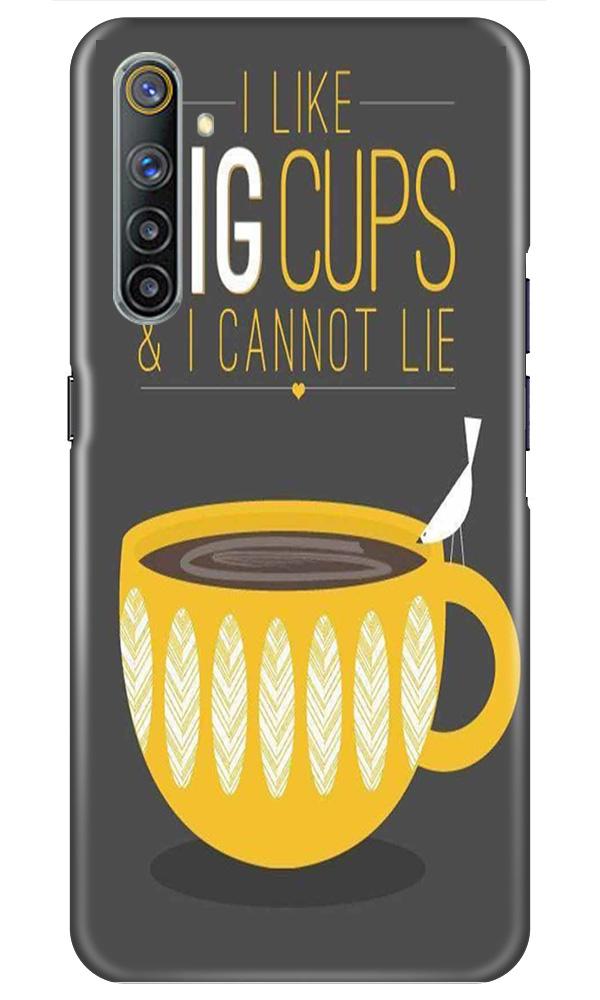 Big Cups Coffee Mobile Back Case for Realme 6i (Design - 352)