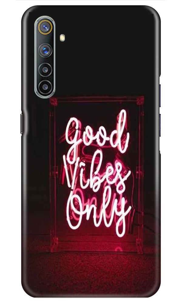 Good Vibes Only Mobile Back Case for Realme 6i (Design - 354)