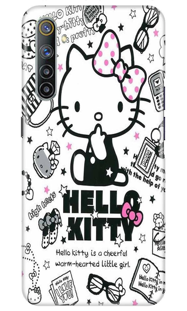 Hello Kitty Mobile Back Case for Realme 6i (Design - 361)