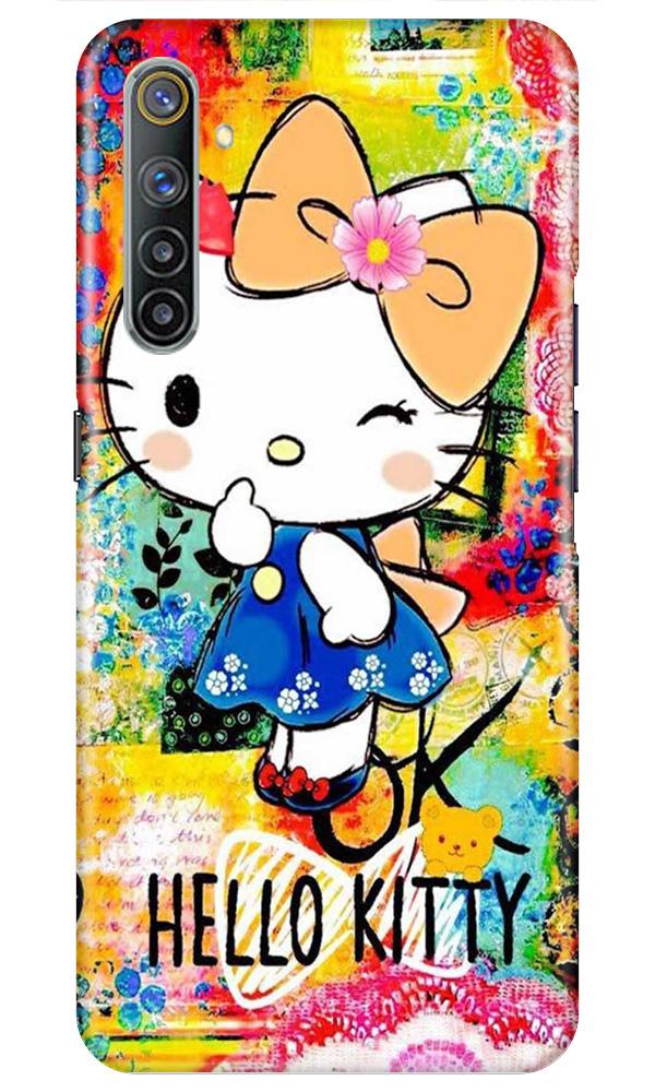 Hello Kitty Mobile Back Case for Realme 6i (Design - 362)