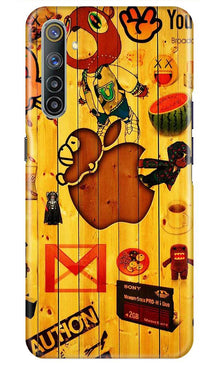 Wooden Texture Mobile Back Case for Realme 6i (Design - 367)