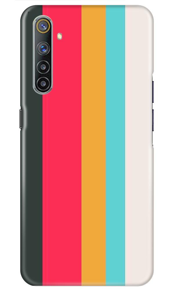 Color Pattern Mobile Back Case for Realme 6i (Design - 369)