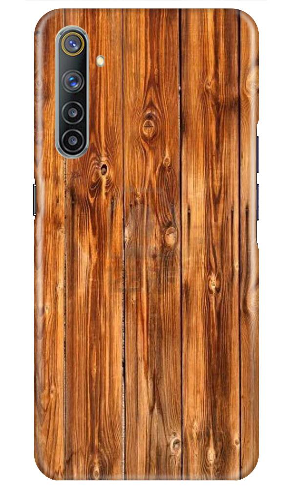 Wooden Texture Mobile Back Case for Realme 6i (Design - 376)