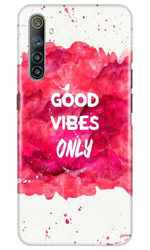Good Vibes Only Mobile Back Case for Realme 6i (Design - 393)