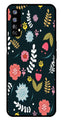 Floral Pattern2 Metal Mobile Case for Realme 7   (Design No -12)
