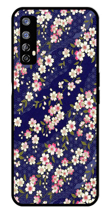 Flower Design Metal Mobile Case for Realme 7
