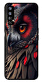 Owl Design Metal Mobile Case for Realme 7   (Design No -26)