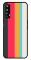 Muted Rainbow Metal Mobile Case for Realme 7   (Design No -31)