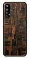 Alphabets Metal Mobile Case for Realme 7   (Design No -32)