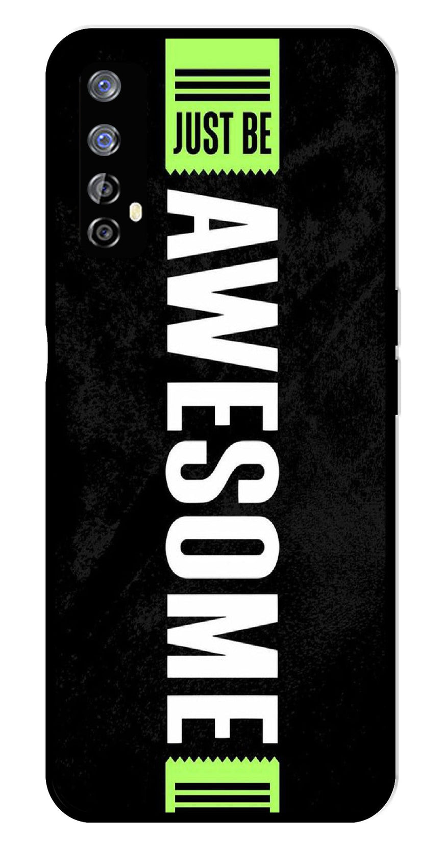 Awesome Metal Mobile Case for Realme 7   (Design No -33)