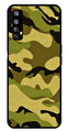 Army Pattern Metal Mobile Case for Realme 7   (Design No -35)