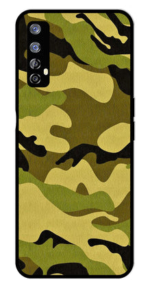 Army Pattern Metal Mobile Case for Realme 7