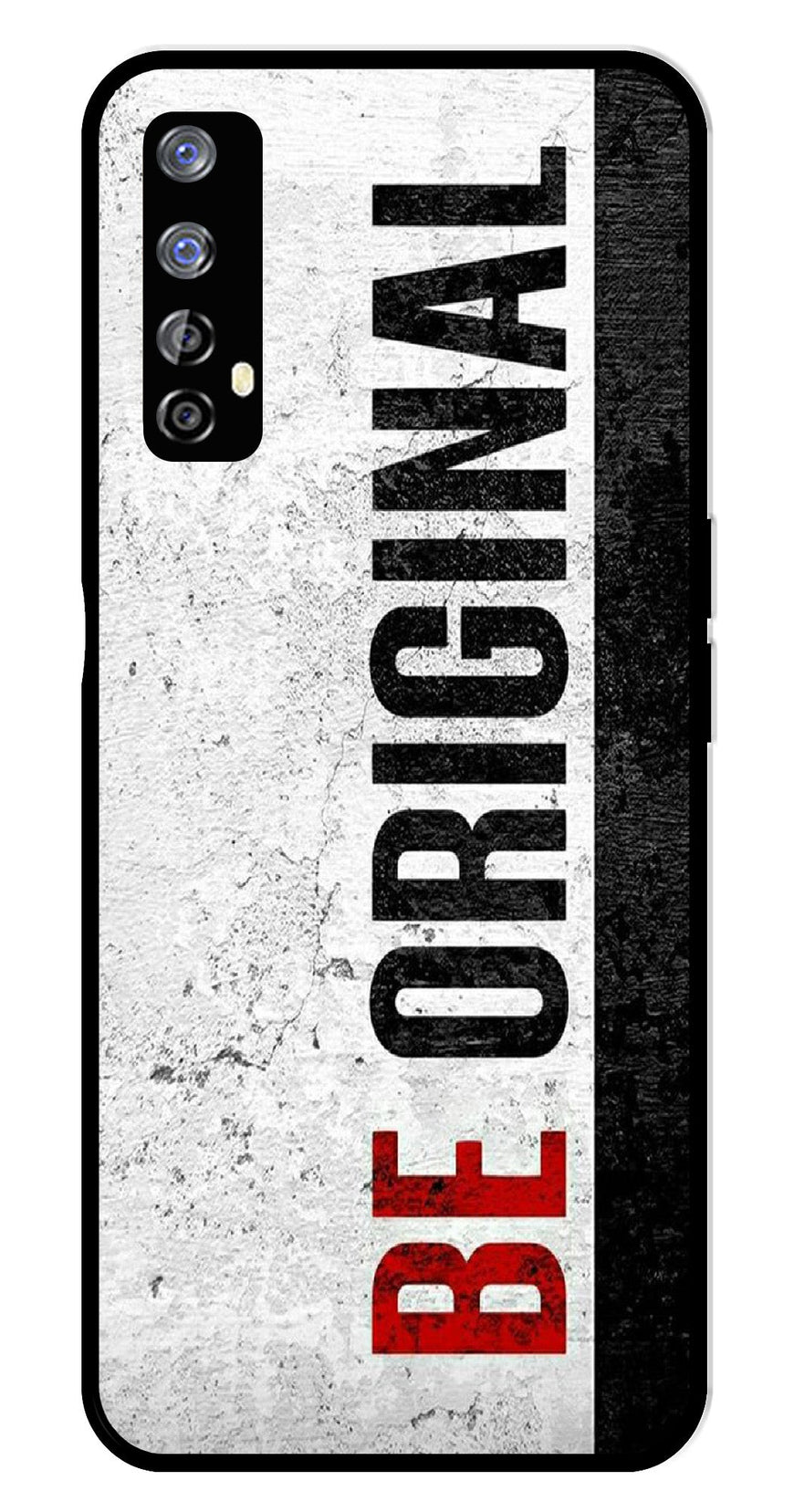 Be Original Metal Mobile Case for Realme 7   (Design No -38)