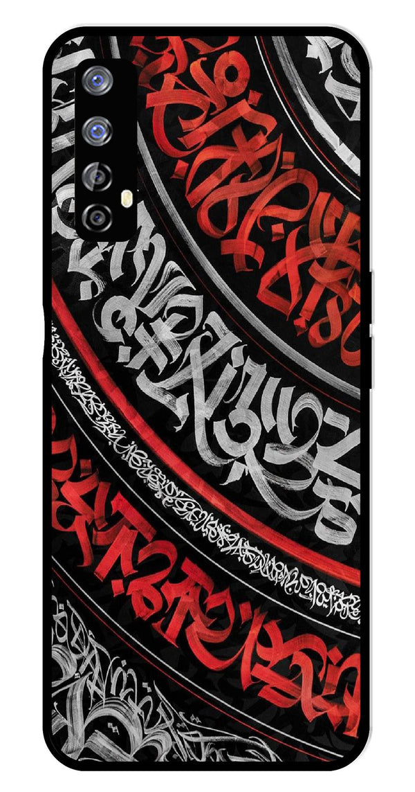 Qalander Art Metal Mobile Case for Realme 7   (Design No -49)