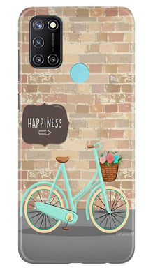 Happiness Mobile Back Case for Realme 7i (Design - 53)