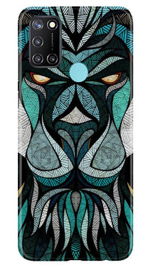 Lion Mobile Back Case for Realme 7i (Design - 97)