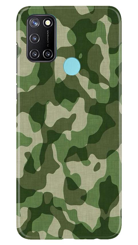 Army Camouflage Case for Realme C17  (Design - 106)