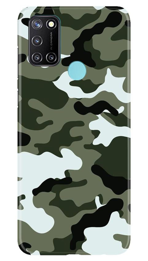 Army Camouflage Case for Realme 7i  (Design - 108)