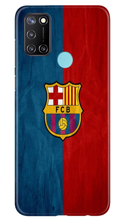 FCB Football Case for Realme C17  (Design - 123)