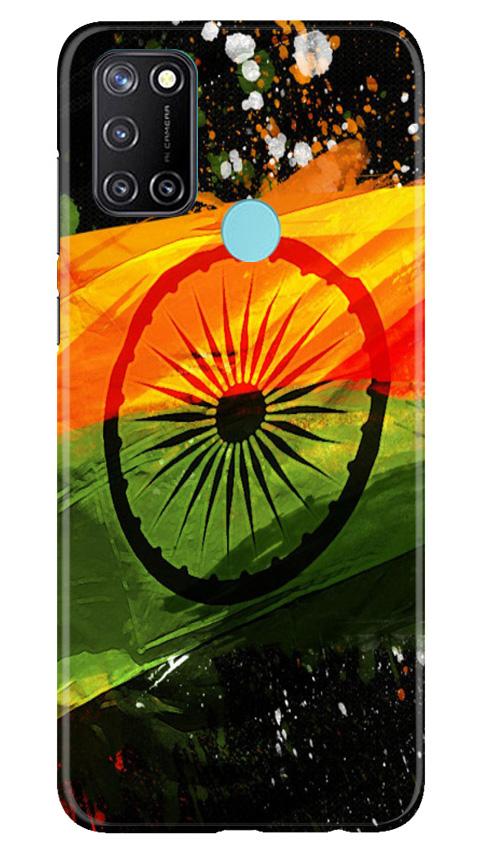 Indian Flag Case for Realme 7i  (Design - 137)