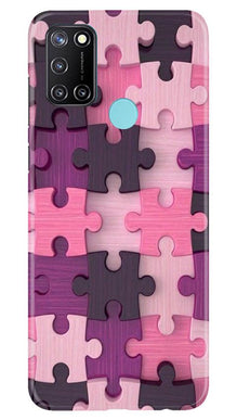 Puzzle Mobile Back Case for Realme C17 (Design - 199)