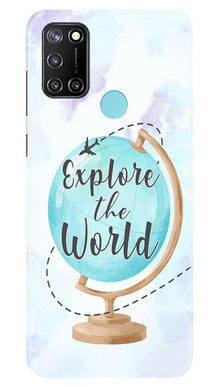 Explore the World Mobile Back Case for Realme C17 (Design - 207)