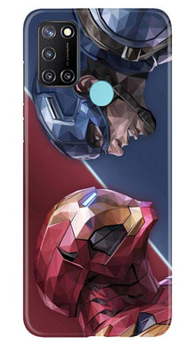 Ironman Captain America Mobile Back Case for Realme C17 (Design - 245)