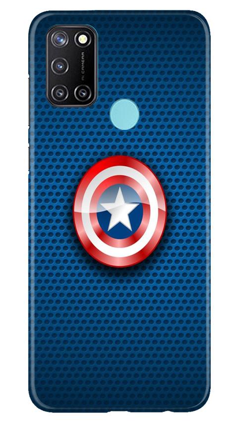 Captain America Shield Case for Realme C17 (Design No. 253)