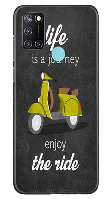 Life is a Journey Mobile Back Case for Realme C17 (Design - 261)