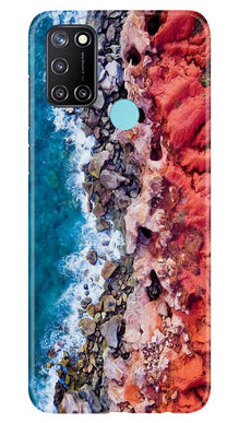 Sea Shore Mobile Back Case for Realme C17 (Design - 273)