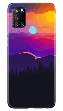 Sun Set Mobile Back Case for Realme C17 (Design - 279)
