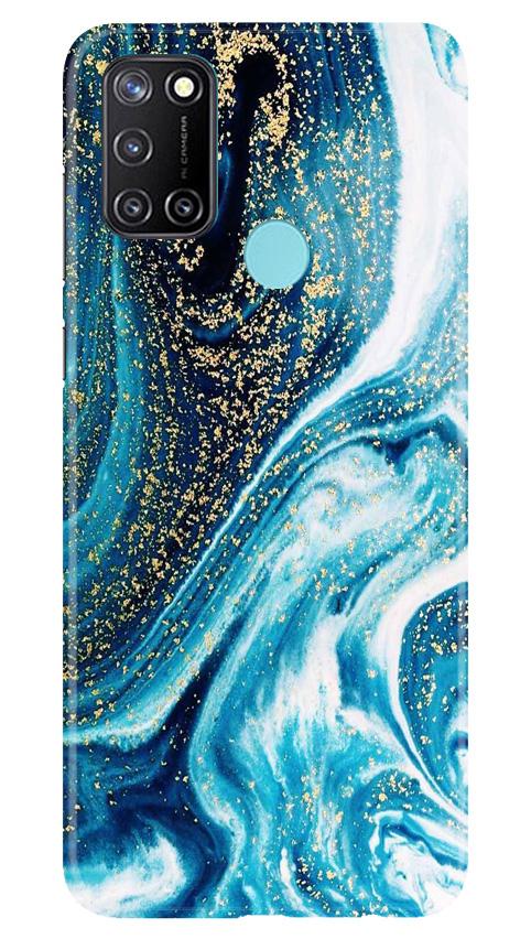 Marble Texture Mobile Back Case for Realme C17 (Design - 308)