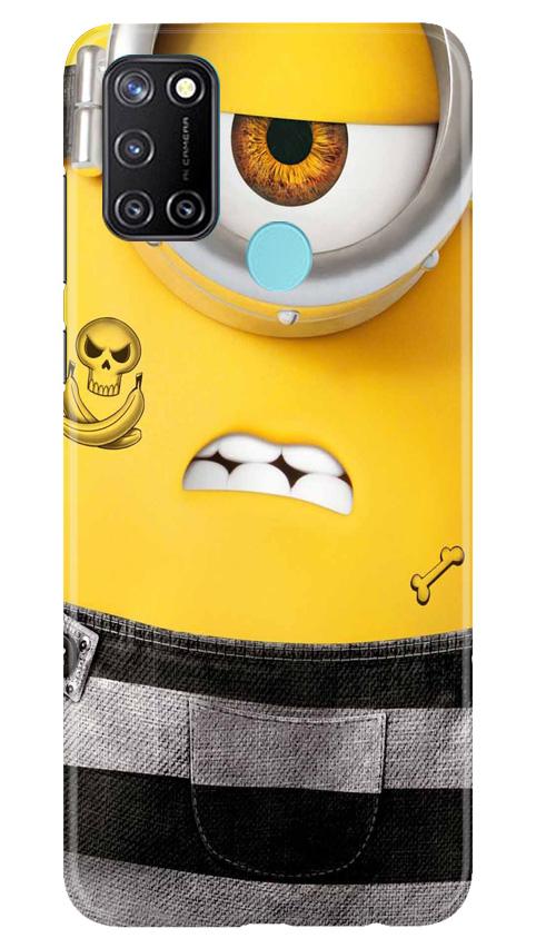 Minion Mobile Back Case for Realme C17 (Design - 324)