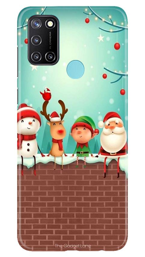 Santa Claus Mobile Back Case for Realme C17 (Design - 334)