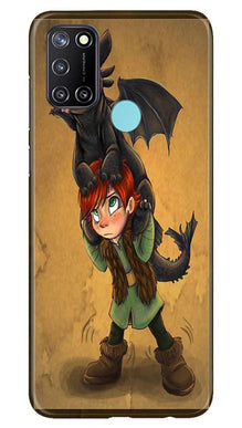 Dragon Mobile Back Case for Realme 7i (Design - 336)