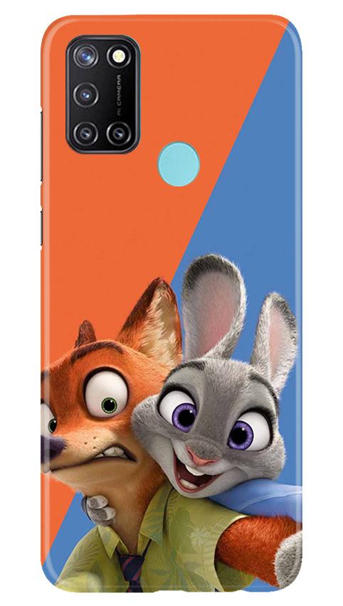 Cartoon Mobile Back Case for Realme C17 (Design - 346)