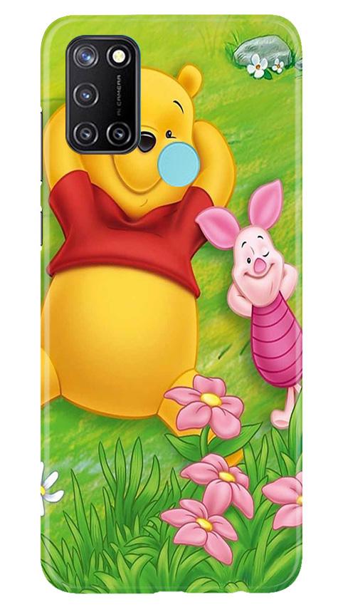 Winnie The Pooh Mobile Back Case for Realme C17 (Design - 348)