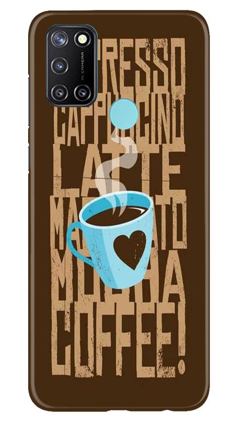 Love Coffee Mobile Back Case for Realme C17 (Design - 351)