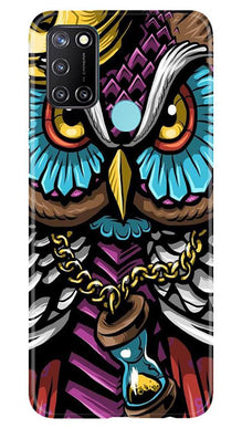 Owl Mobile Back Case for Realme 7i (Design - 359)