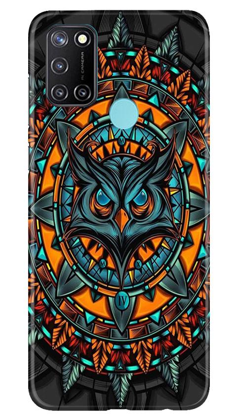 Owl Mobile Back Case for Realme 7i (Design - 360)