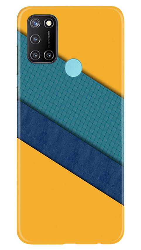 Diagonal Pattern Mobile Back Case for Realme 7i (Design - 370)