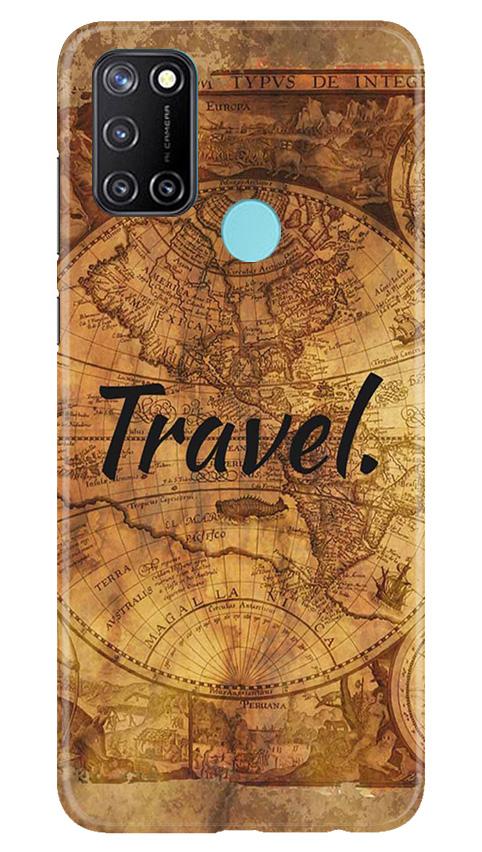 Travel Mobile Back Case for Realme C17 (Design - 375)
