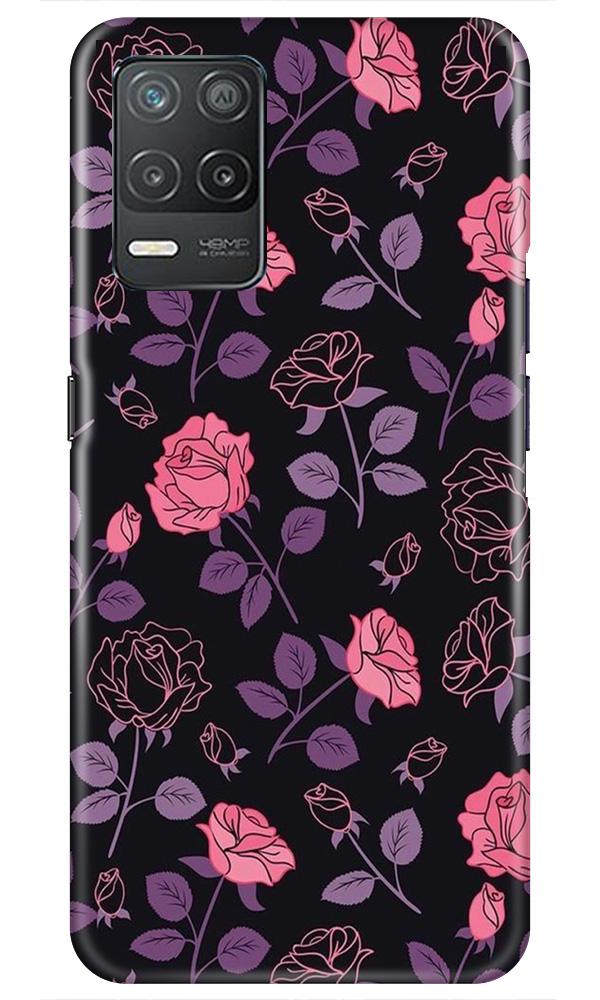 Rose Black Background Case for Narzo 30 5G